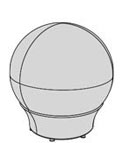 The Frozen Ball 45cm - Lina Design