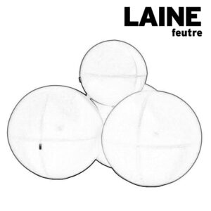 triple pouf – THE BALL MODULAR – revêtement LAINE