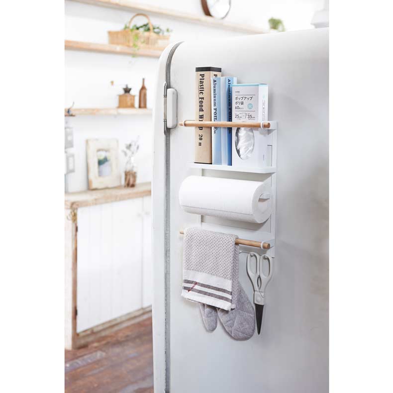 Support de rangement magnétique pour réfrigérateur, étagère pour machine à  laver, porte-rouleau d'essuie-tout, cintre décoratif T1 pour épices -  AliExpress