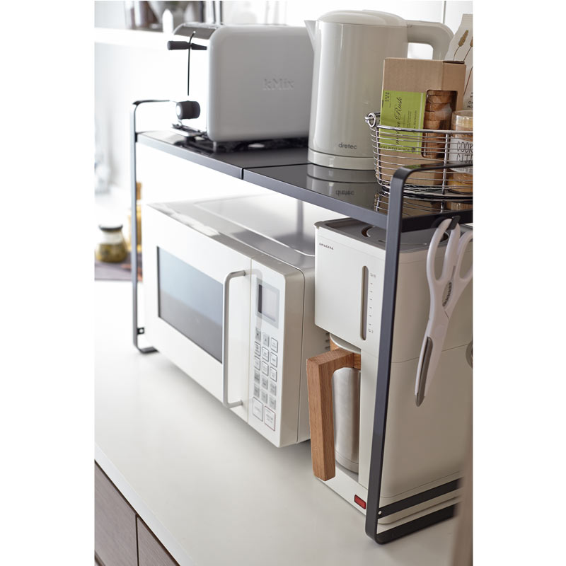 Rangement à tiroir maille acier bureau ou cuisine TOWER – NOIR