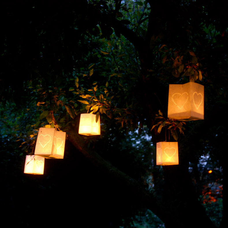 Pack de 4 lanternes photophores flottantes en papier – LAPADD