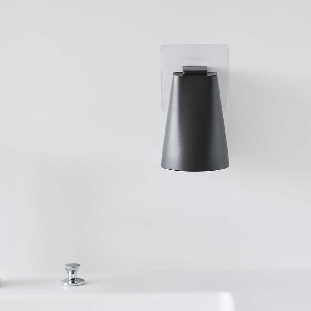 Verre à dent suspendu avec ventouse invisible - NOIR – Image 7