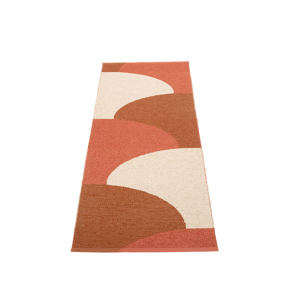 HILL - tapis long, tapis de couloir - BRICK