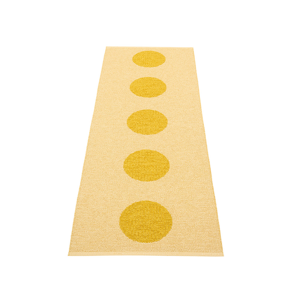VERA POP - tapis long, tapis de couloir - MUSTARD – Image 2