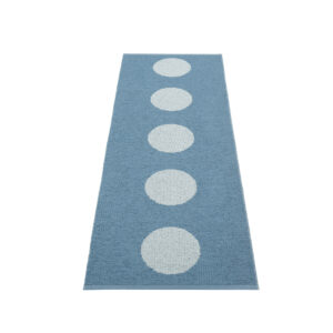 VERA POP - tapis long, tapis de couloir - RIVER BLUE