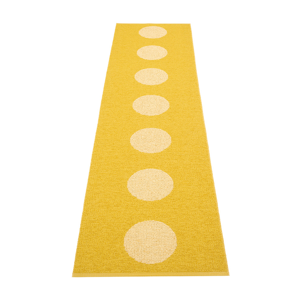 VERA POP - tapis long, tapis de couloir - MUSTARD – Image 6
