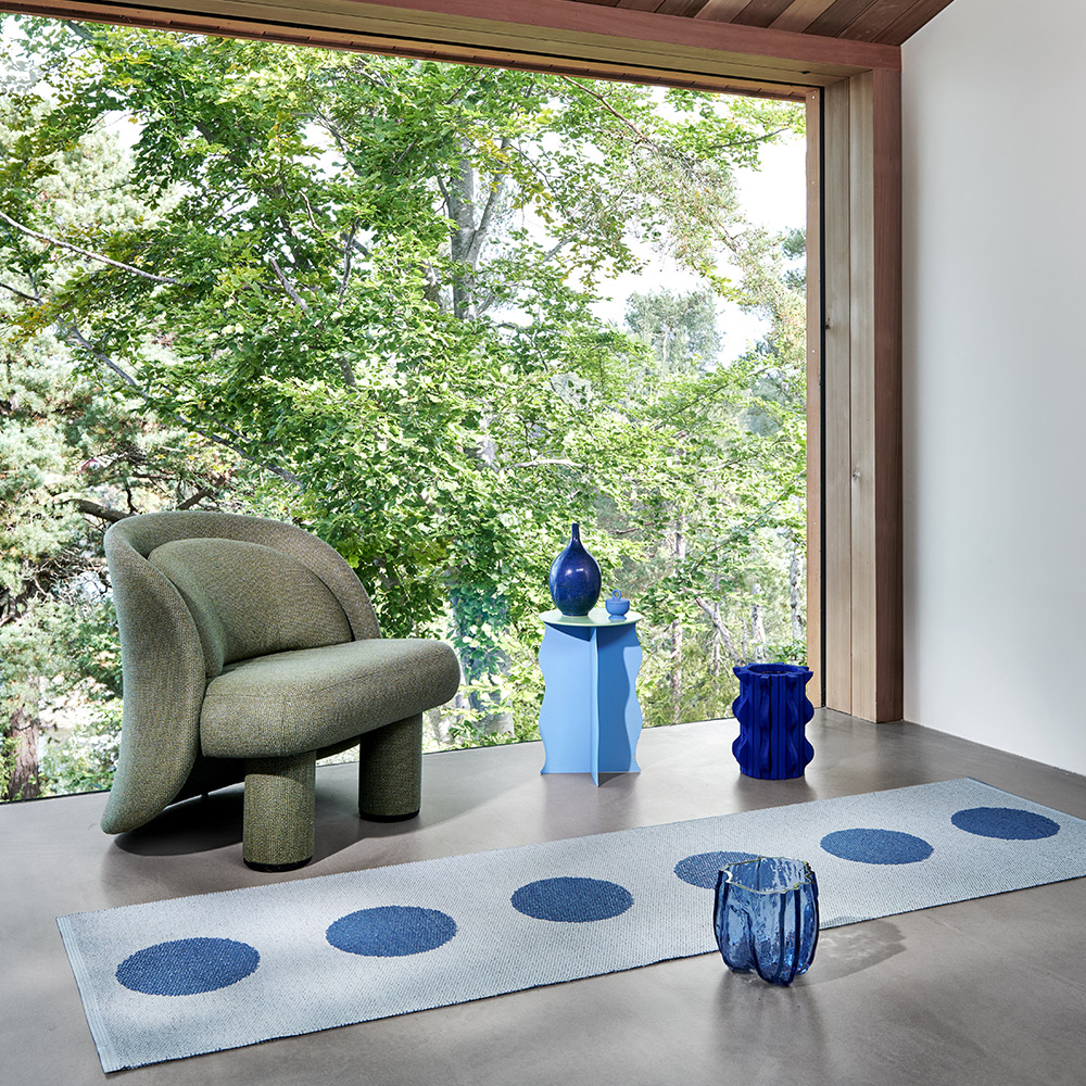 VERA POP - petit tapis 70x50 - RIVER BLUE – Image 4