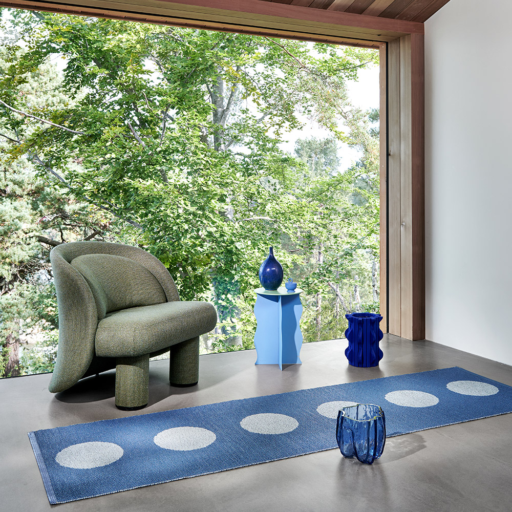 VERA POP - petit tapis 70x50 - RIVER BLUE – Image 5