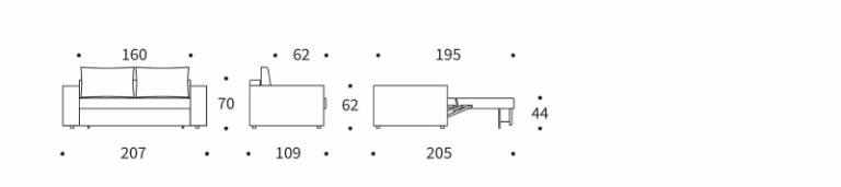 dimensions Cubed Chrome 160