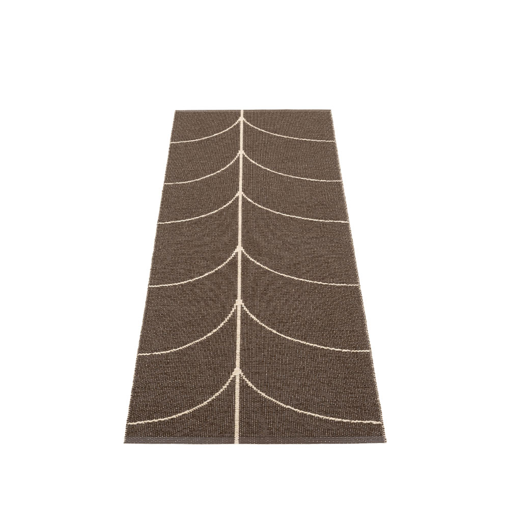 LEIF - tapis long, tapis de couloir - DARK BROWN – Image 3