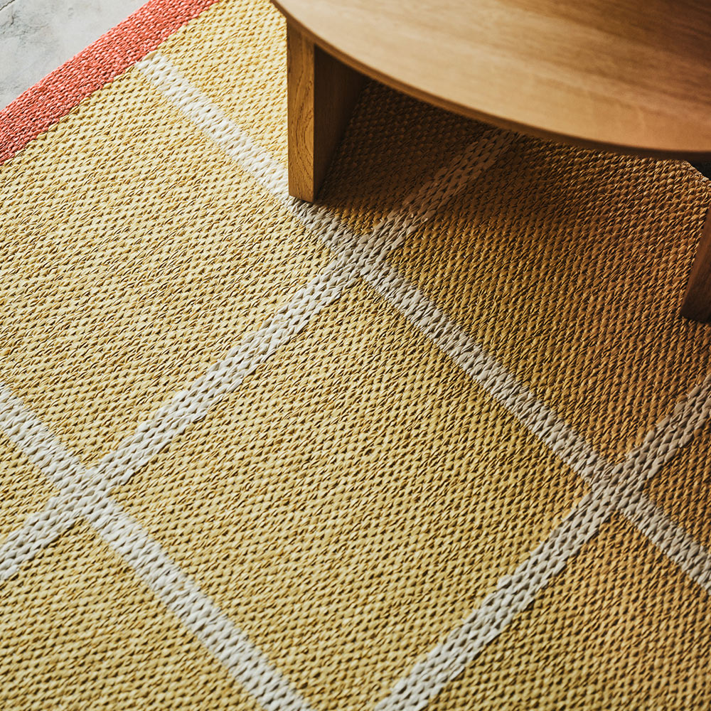 CRISS POP - tapis long, tapis de couloir 70x100 - PALE YELLOW – Image 3