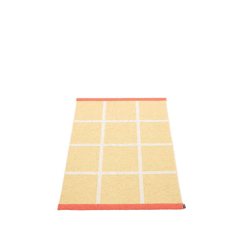 CRISS POP - tapis long, tapis de couloir 70x100 - PALE YELLOW