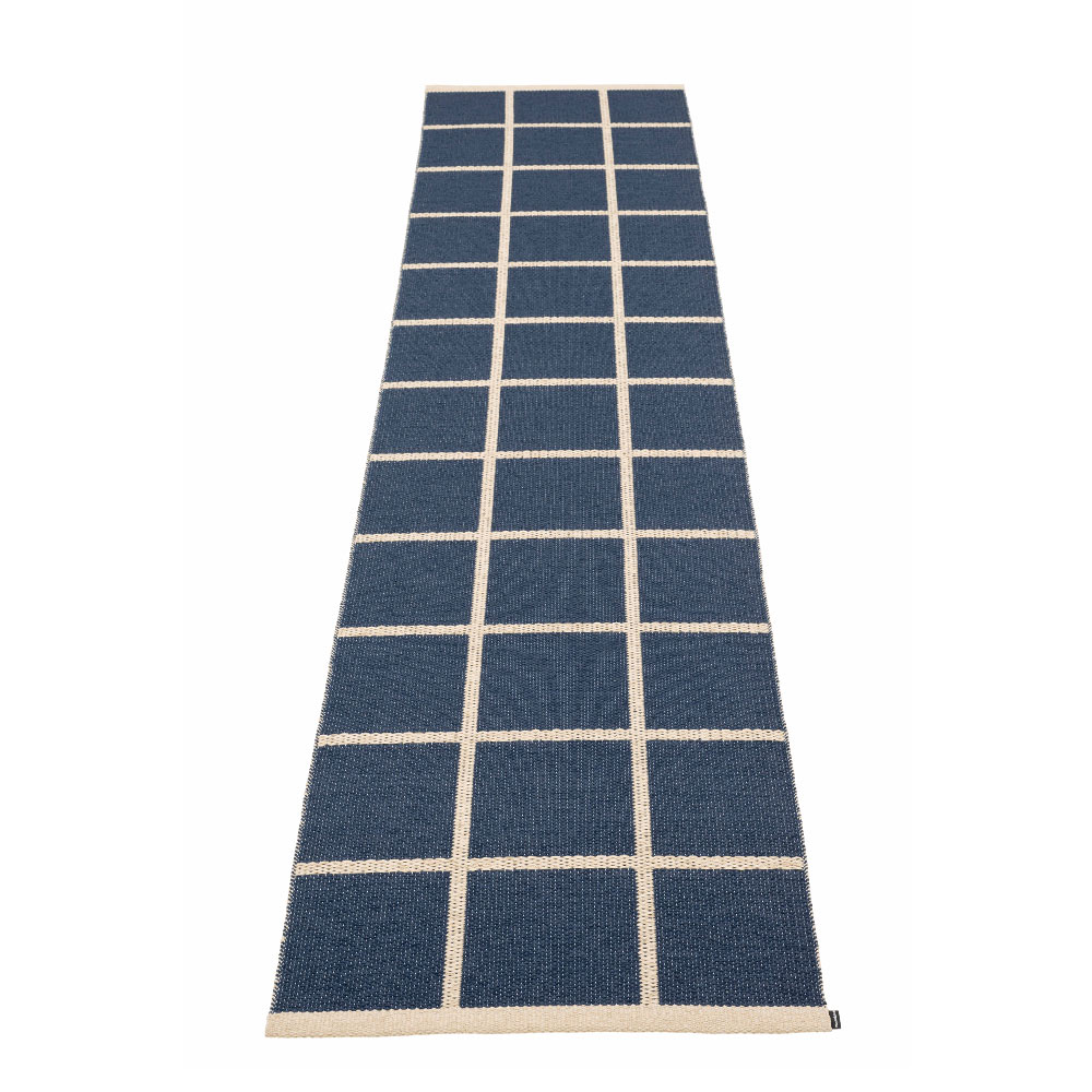CRISS - tapis long, tapis de couloir - DARK BLUE – Image 3