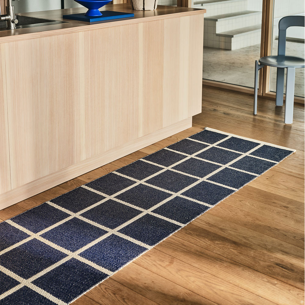 CRISS - tapis long, tapis de couloir - DARK BLUE – Image 4
