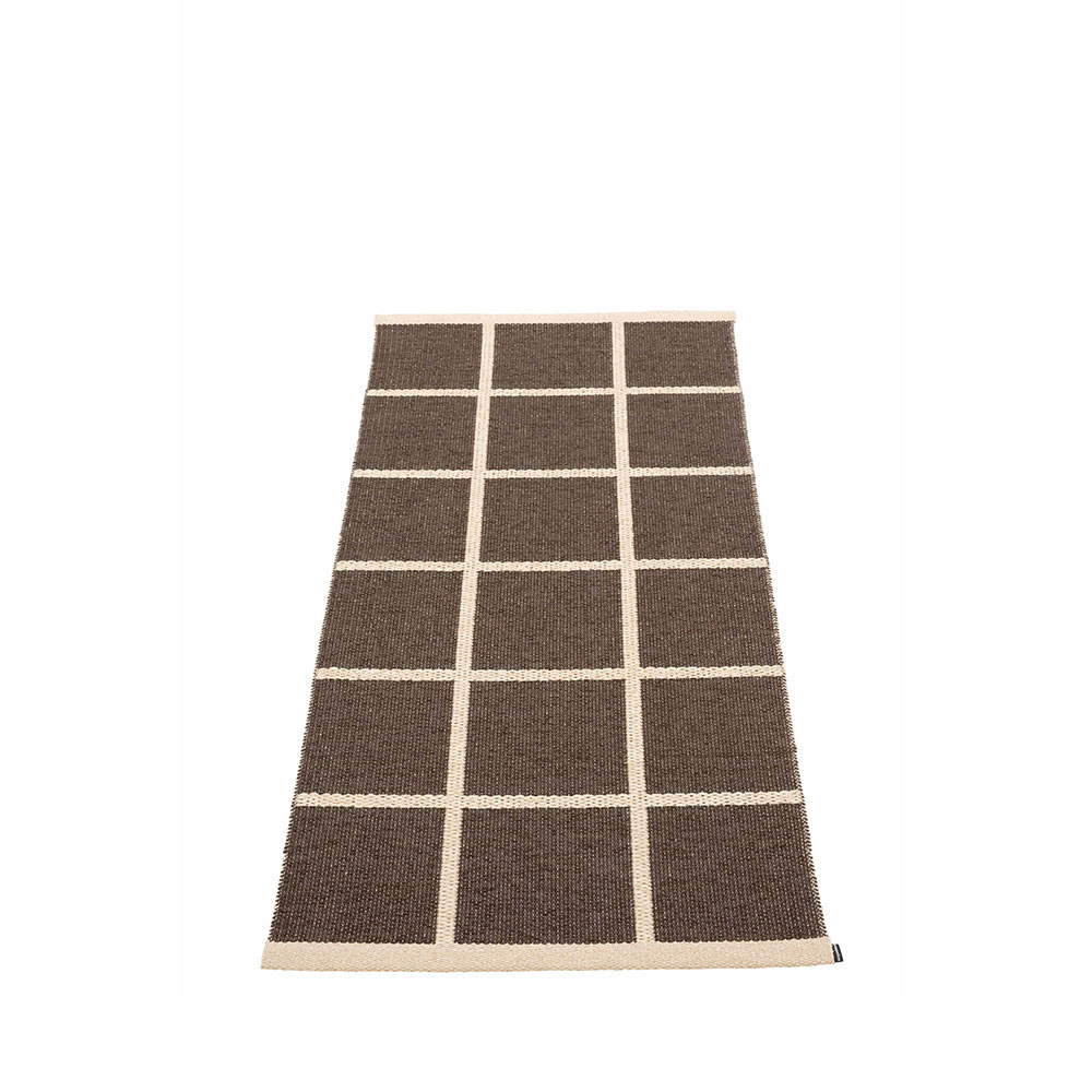 CRISS - tapis long, tapis de couloir - DARK BROWN – Image 2