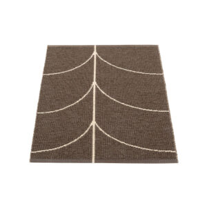 LEIF - petit tapis 70x90 - DARK BROWN