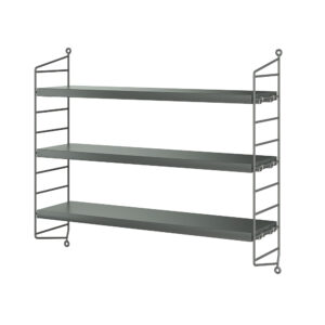 String Pocket / étagère 60x15x50 complète - GRIS FONCÉ