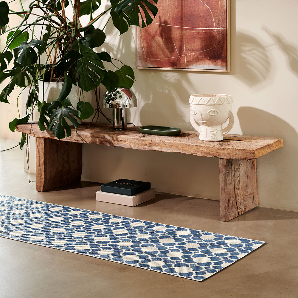 ANYA - tapis long, tapis de couloir - RIVER BLUE – Image 10