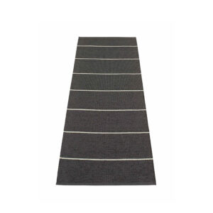 LEA - tapis long, tapis de couloir - BLACK