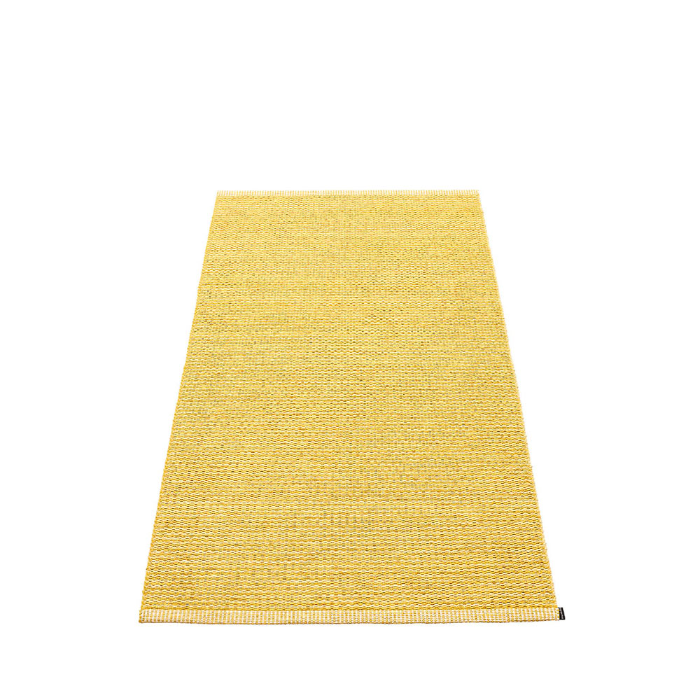 MONO - tapis long, tapis de couloir largeur 85cm - PALE YELLOW