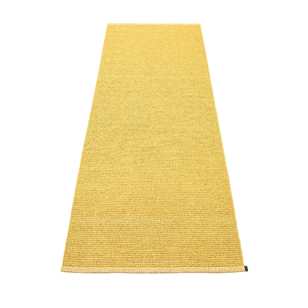 MONO - tapis long, tapis de couloir largeur 85cm - PALE YELLOW – Image 2