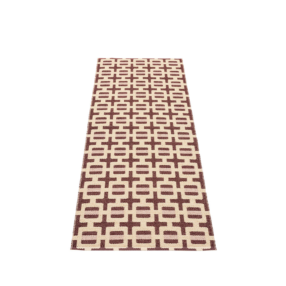 TOM - tapis long, tapis de couloir - BURGUNDY – Image 2