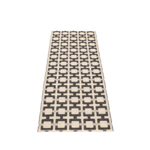 TOM - tapis long, tapis de couloir - BLACK