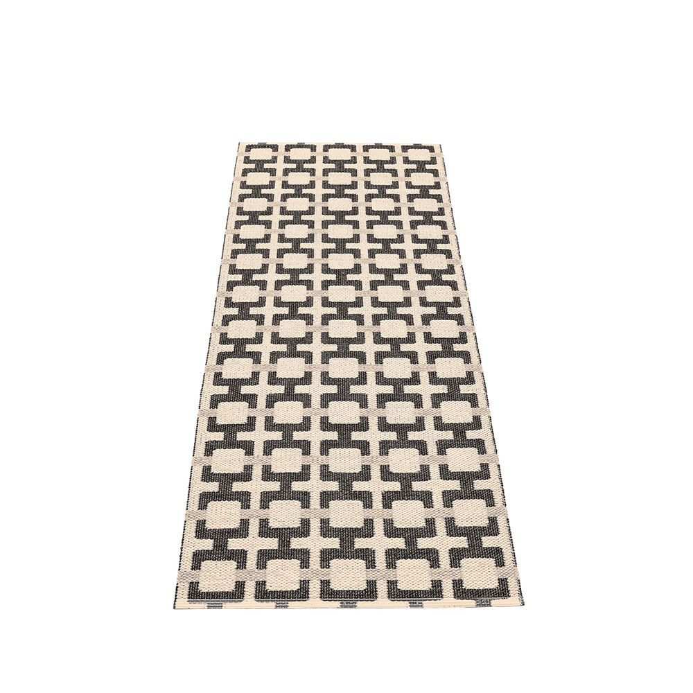 TOM - tapis long, tapis de couloir - BLACK