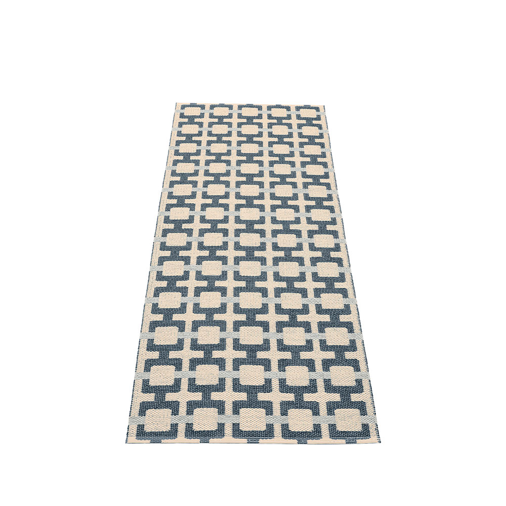 TOM - tapis long, tapis de couloir - OCEAN BLUE