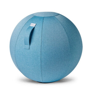 Pouf, siège ballon - LEIV - ICE BLUE ø65cm
