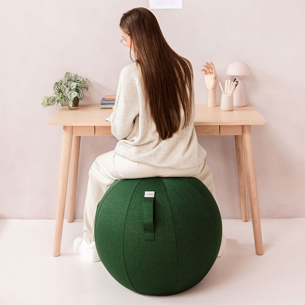 Pouf, siège ballon - LEIV - PINE ø65cm – Image 4