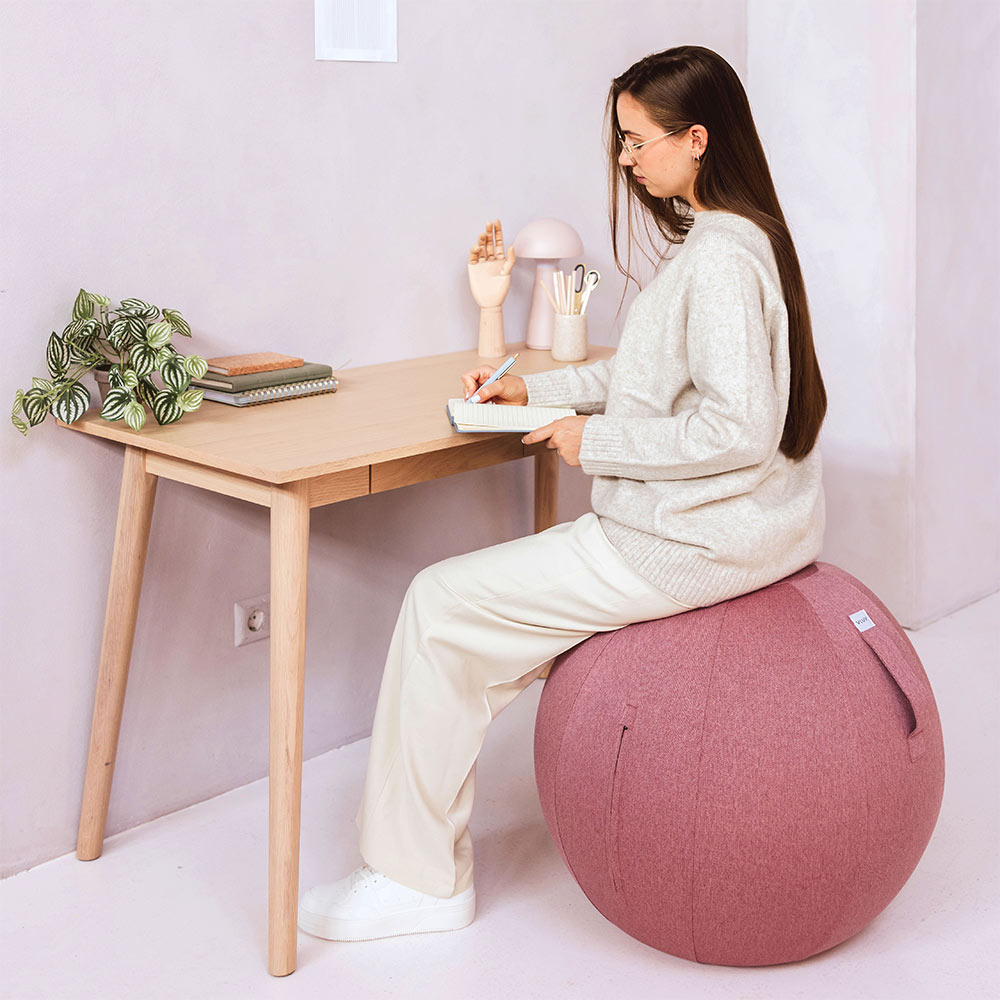 Pouf, siège ballon - LEIV - PUCE ø65cm – Image 4